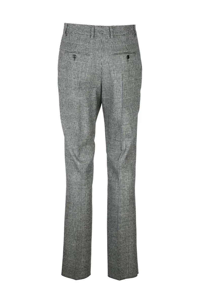 Classic Wool Trousers - Grey