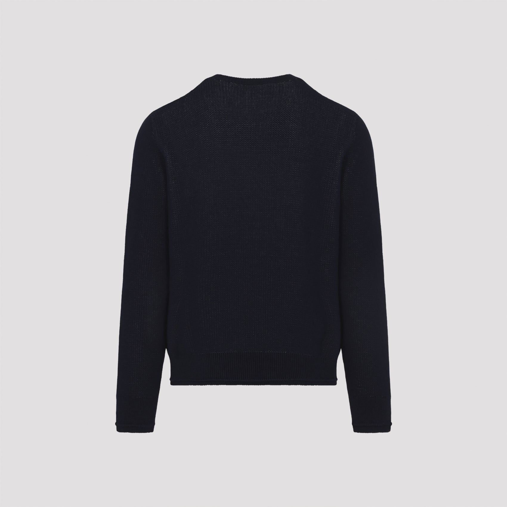 Dzianinowy Sweter z Wytłaczanym Wzorem