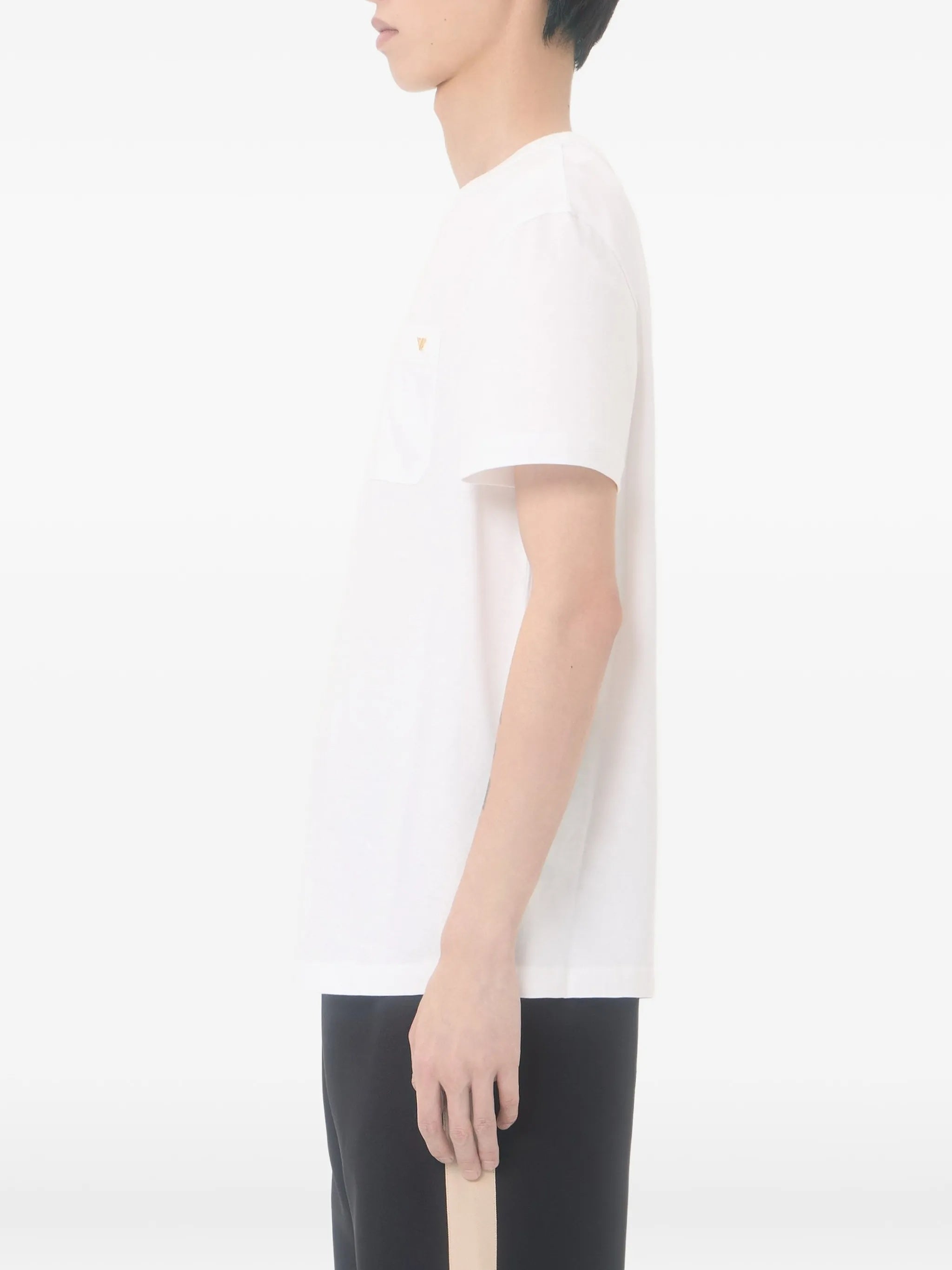 White T-Shirt Jersey Vgold Cotton T-shirt