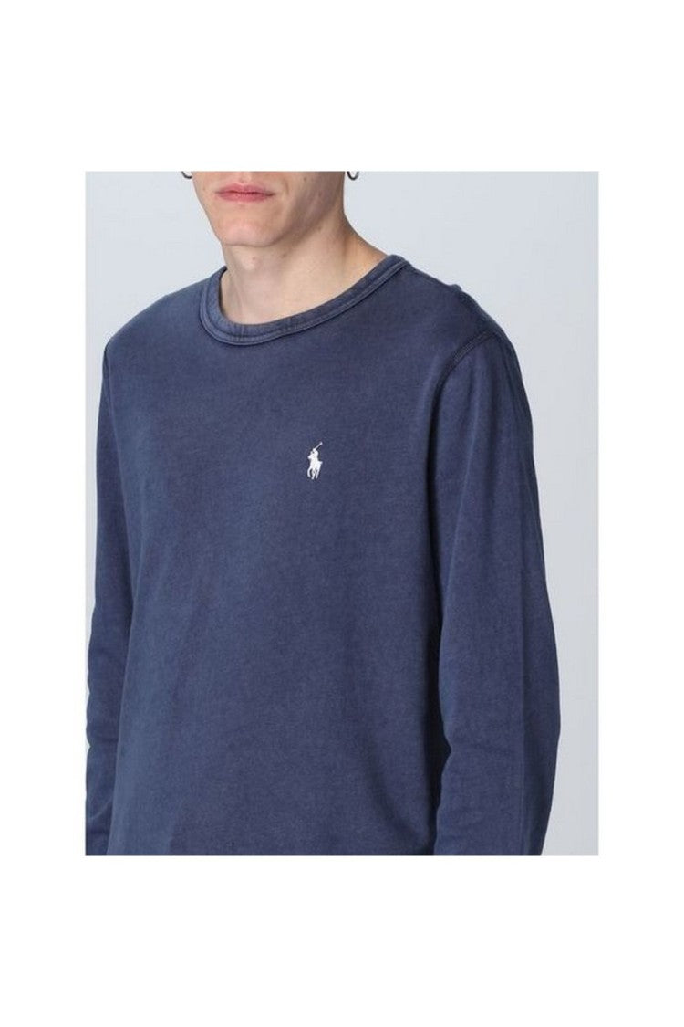 Sky Blue Cotton Sweatshirt