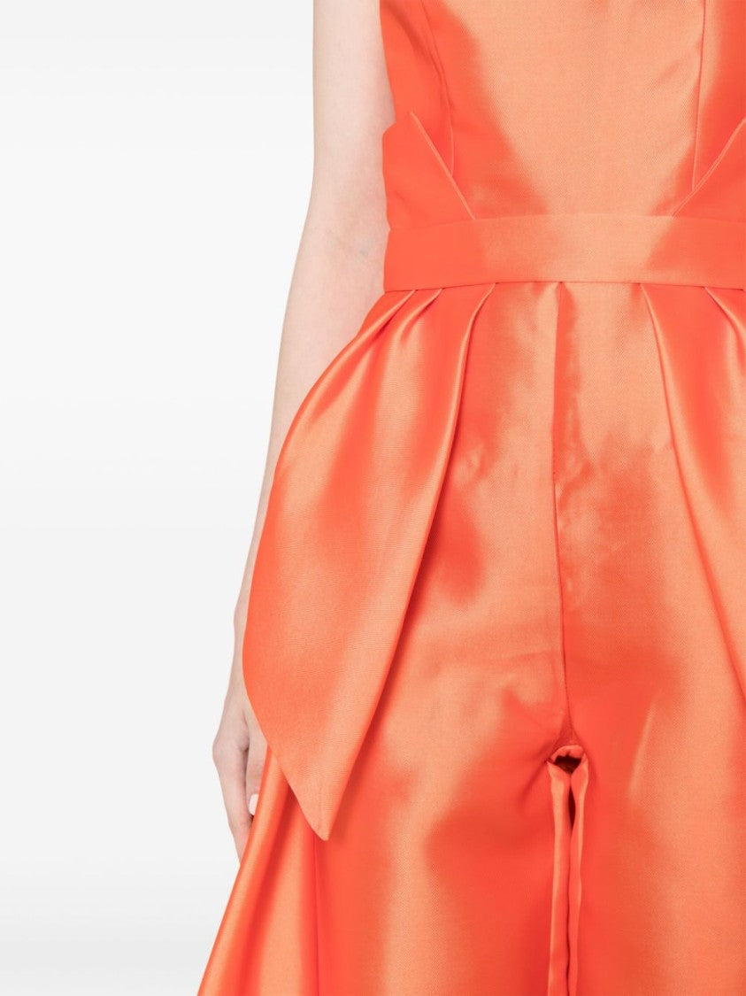 Mikado Classic Jumpsuit With Detachable Overskirt