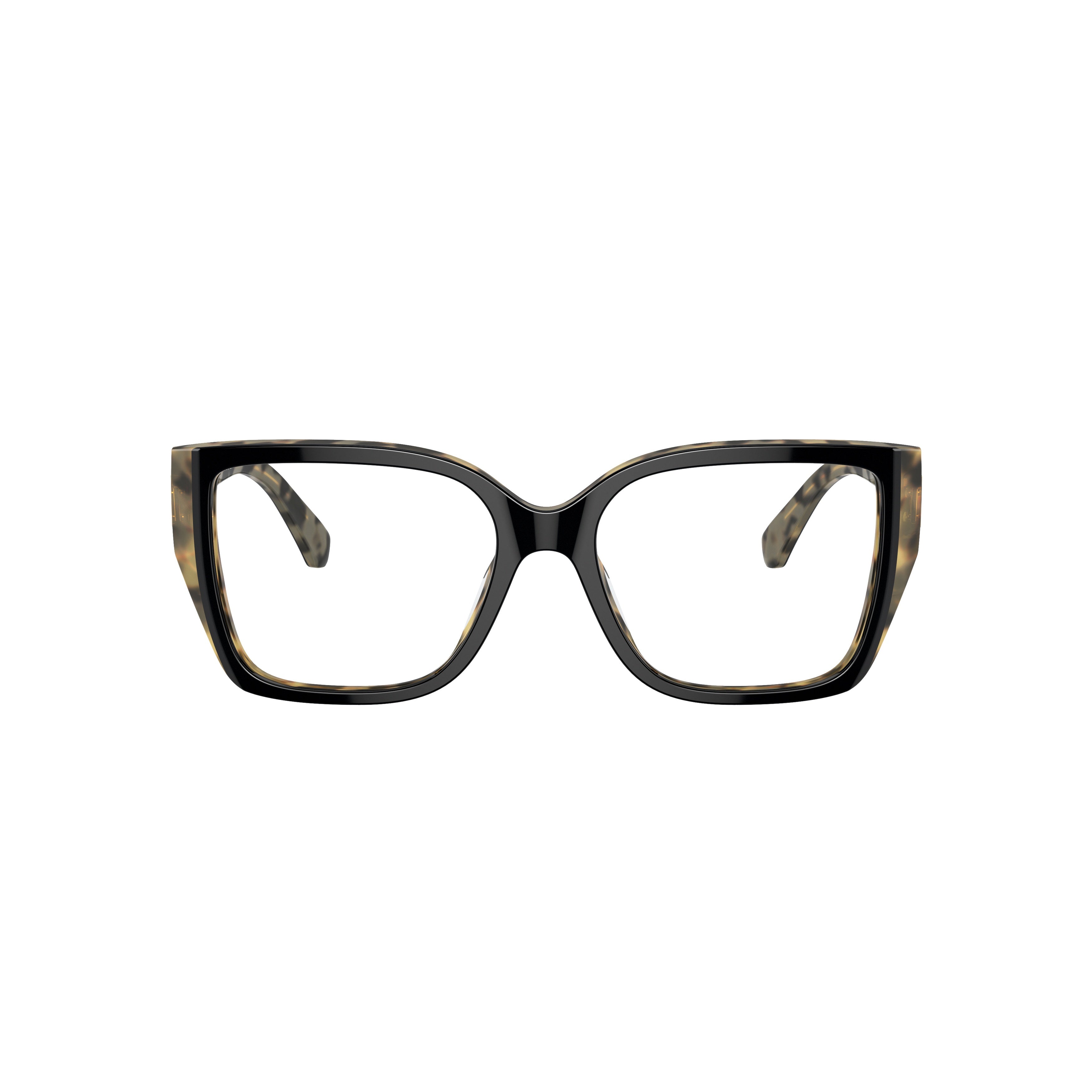 0mk4115u Oversized Square Frame Eyeglasses with Tortoiseshell Finish