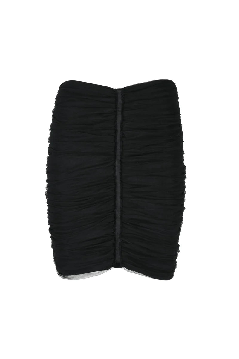 Mini Tulle Skirt - Black