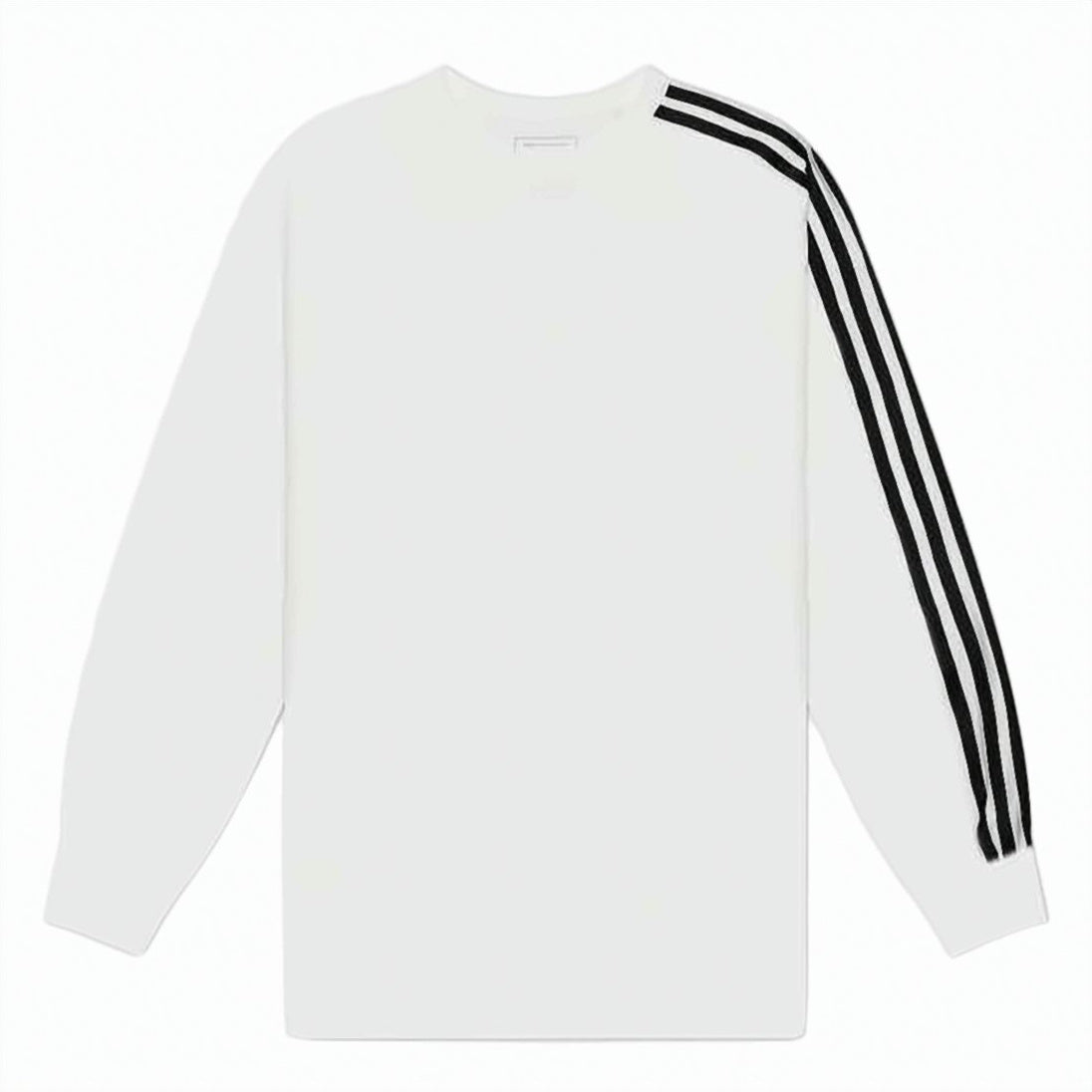 Minimalist Long-Sleeve T-Shirt with Distinctive Stripe Detail