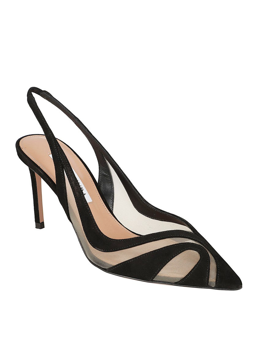 Slingback Pumps With Pointed Toe