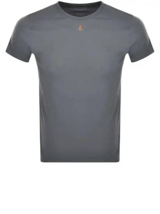 Cotton Short-Sleeved T-Shirt with Subtle Emblem Detail