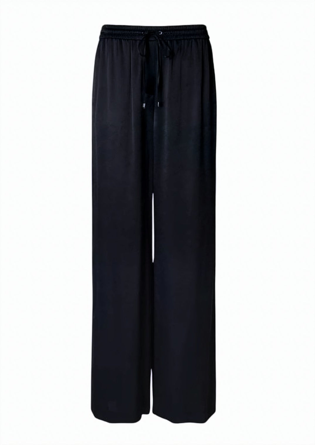 Tavati Satin Drawstring Wide Leg Trousers