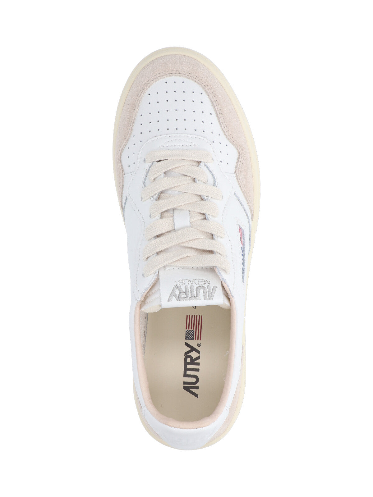 Low-Top Sneakers With Suede Accents And Logo Detailing