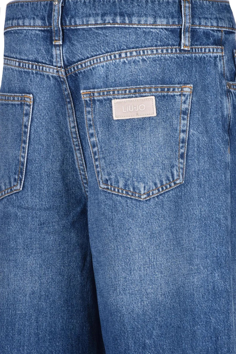 Blue Campus Baggy Cotton Women Jeans