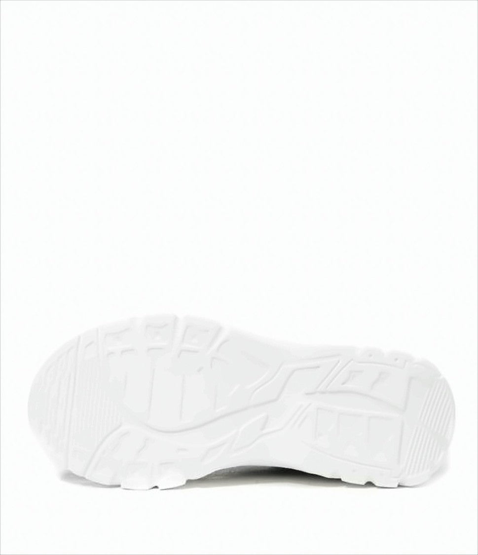 Black Leather Sneakers with Contrasting Brand Detailing