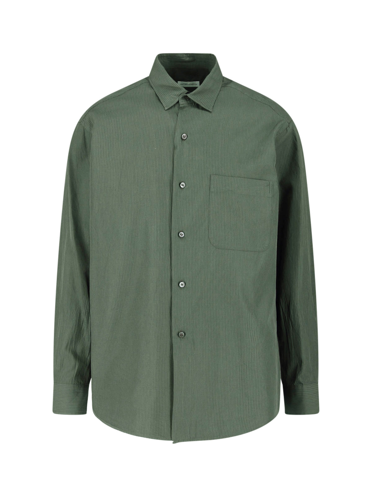 Multicolor Subtle Striped Cotton-Silk Shirt