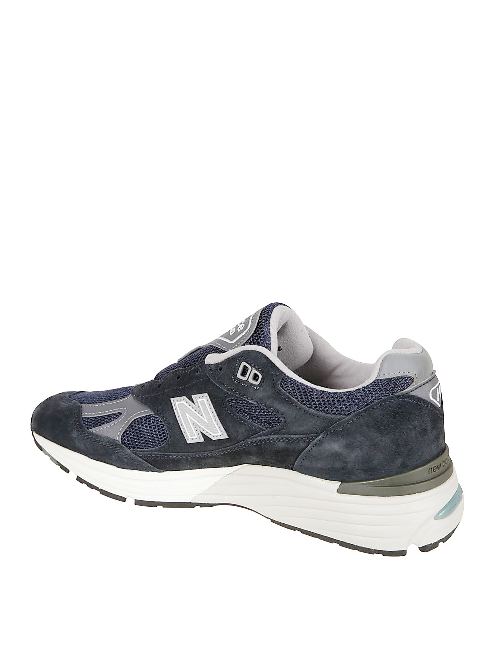 Multi-Tonal Suede And Mesh Sneakers