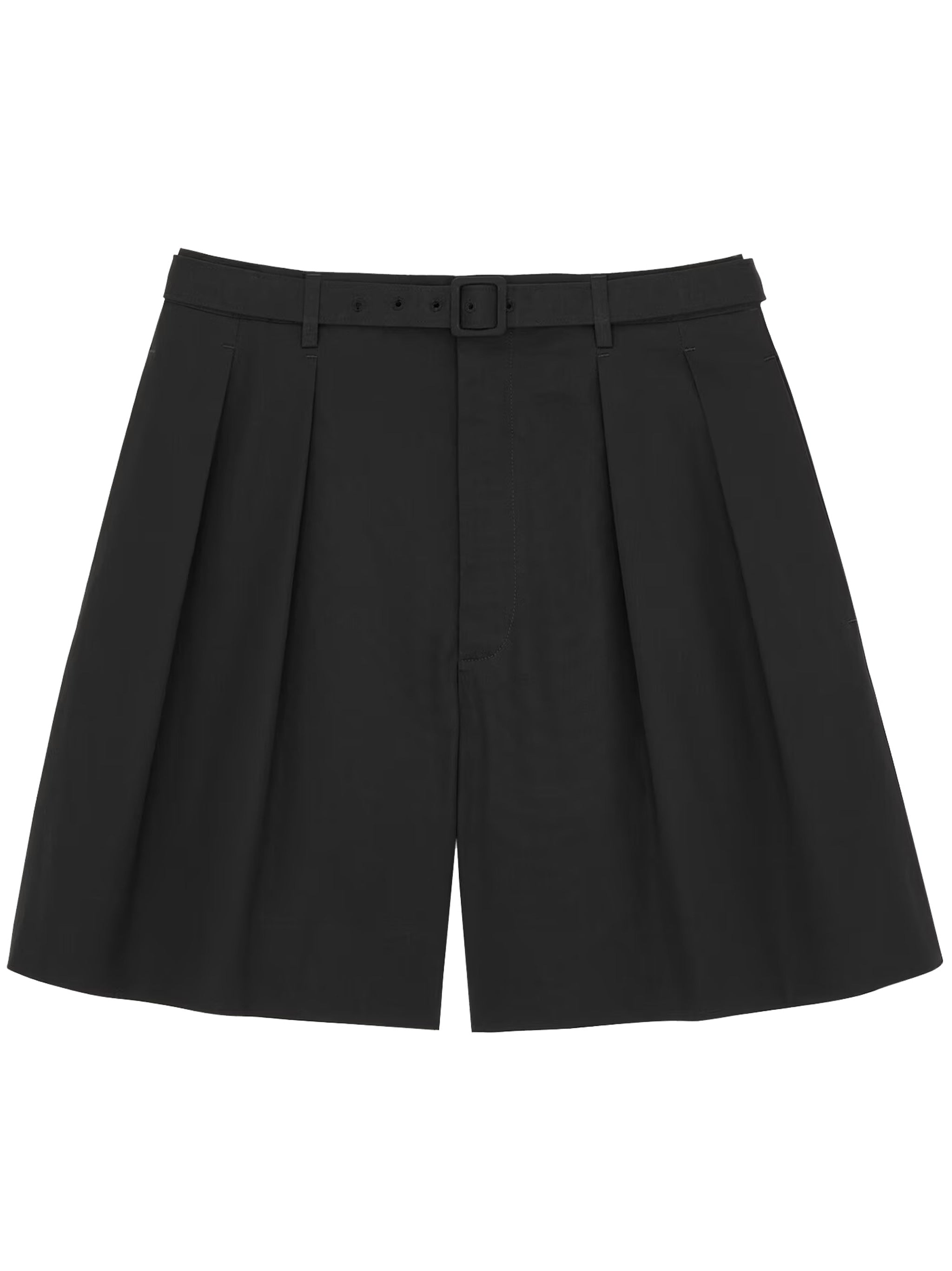 Black Short Con Cintura Shorts