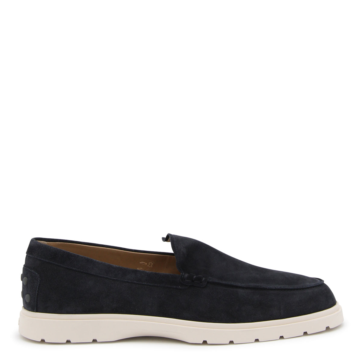 Blue Leather Loafers