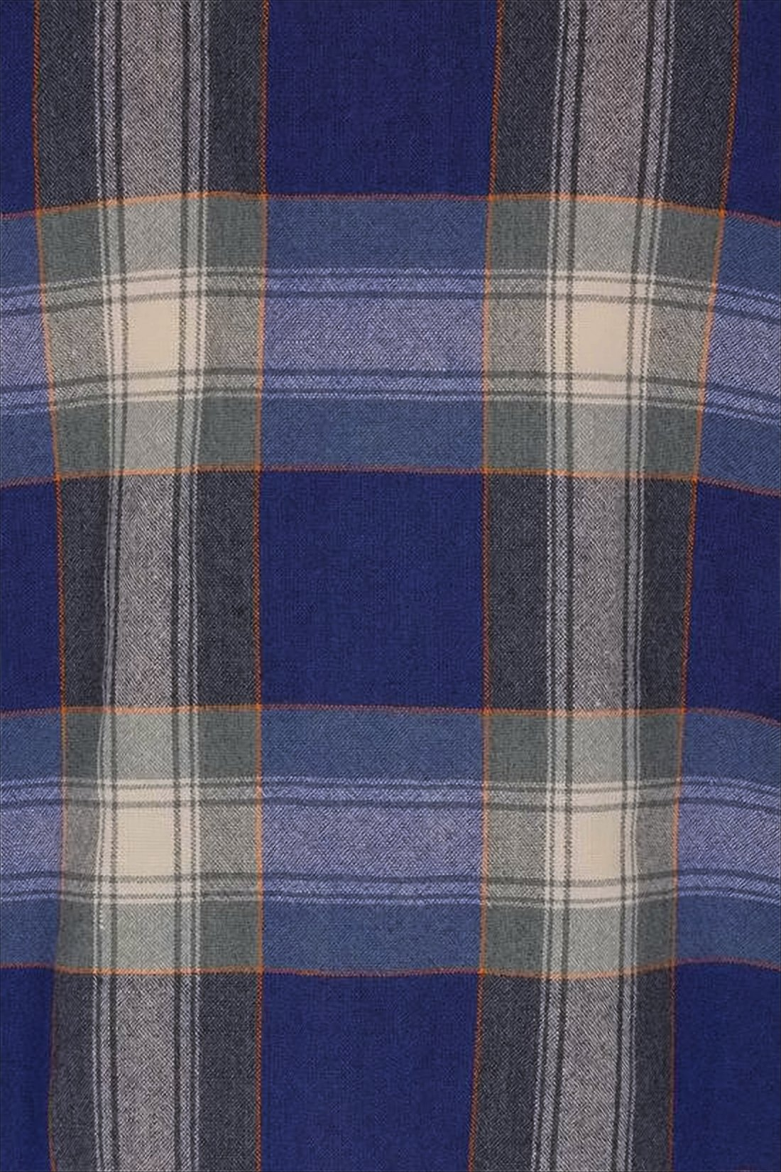 Plaid Long-Sleeve Shirt with Button-Down Front