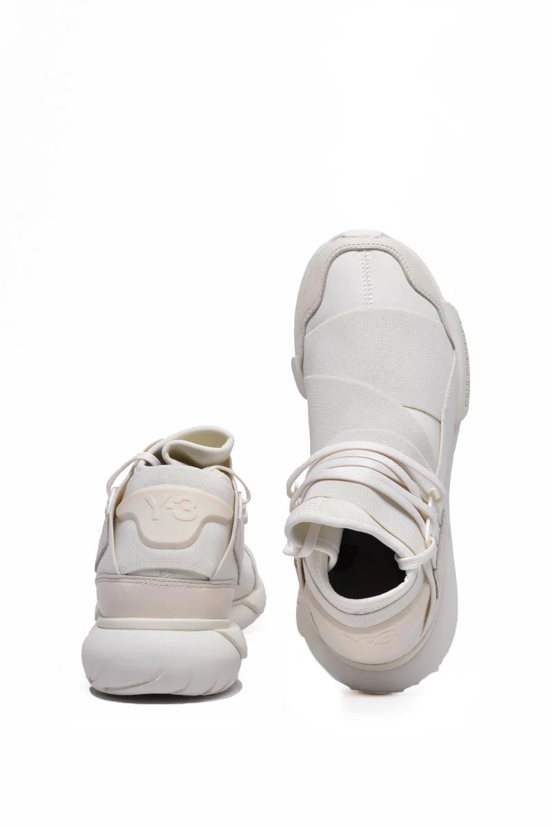 Qasa Sneakers Leather Polyester - White
