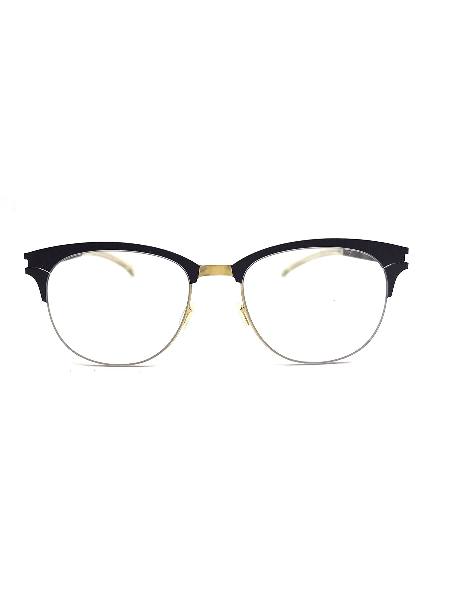 Contemporary Cat-Eye Optical Frames with Metallic Finish