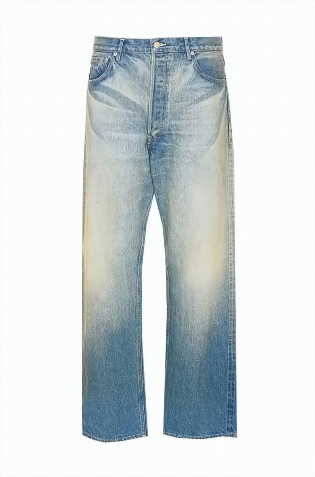 Relaxed Wide-Leg Denim Pants