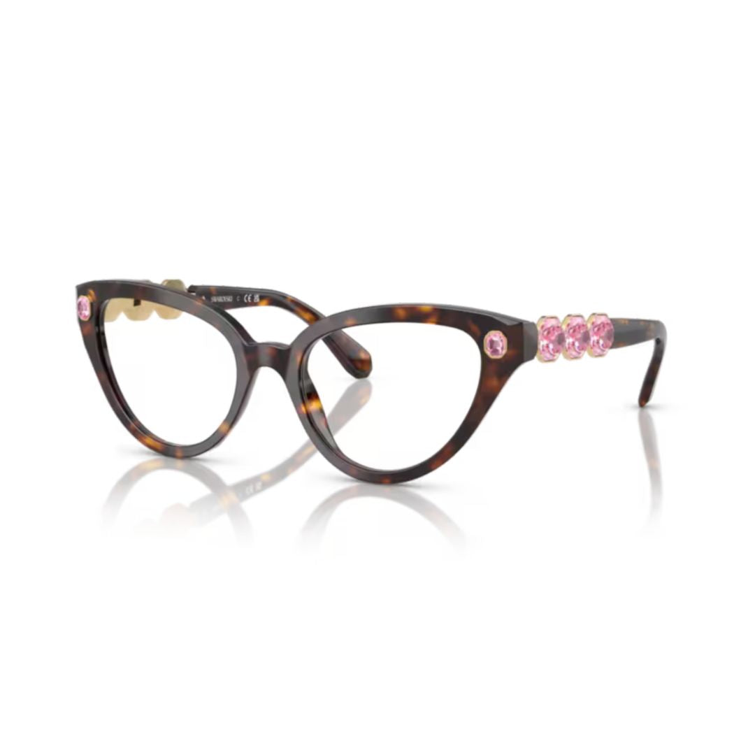 0sk2028 Cat-Eye Tortoiseshell Acetate Eyeglasses