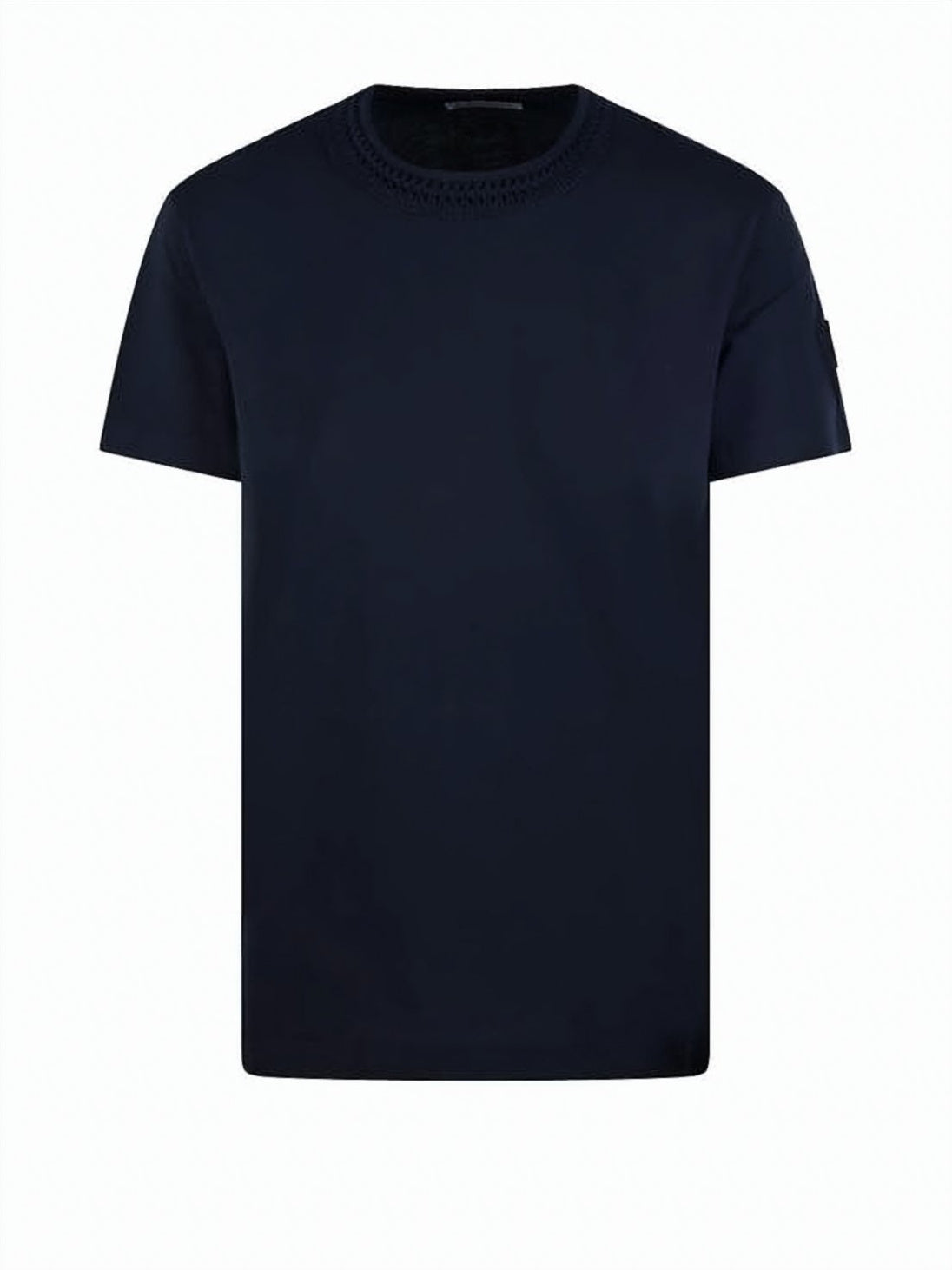 Short-Sleeved T-Shirt with Bold Stripe Detail