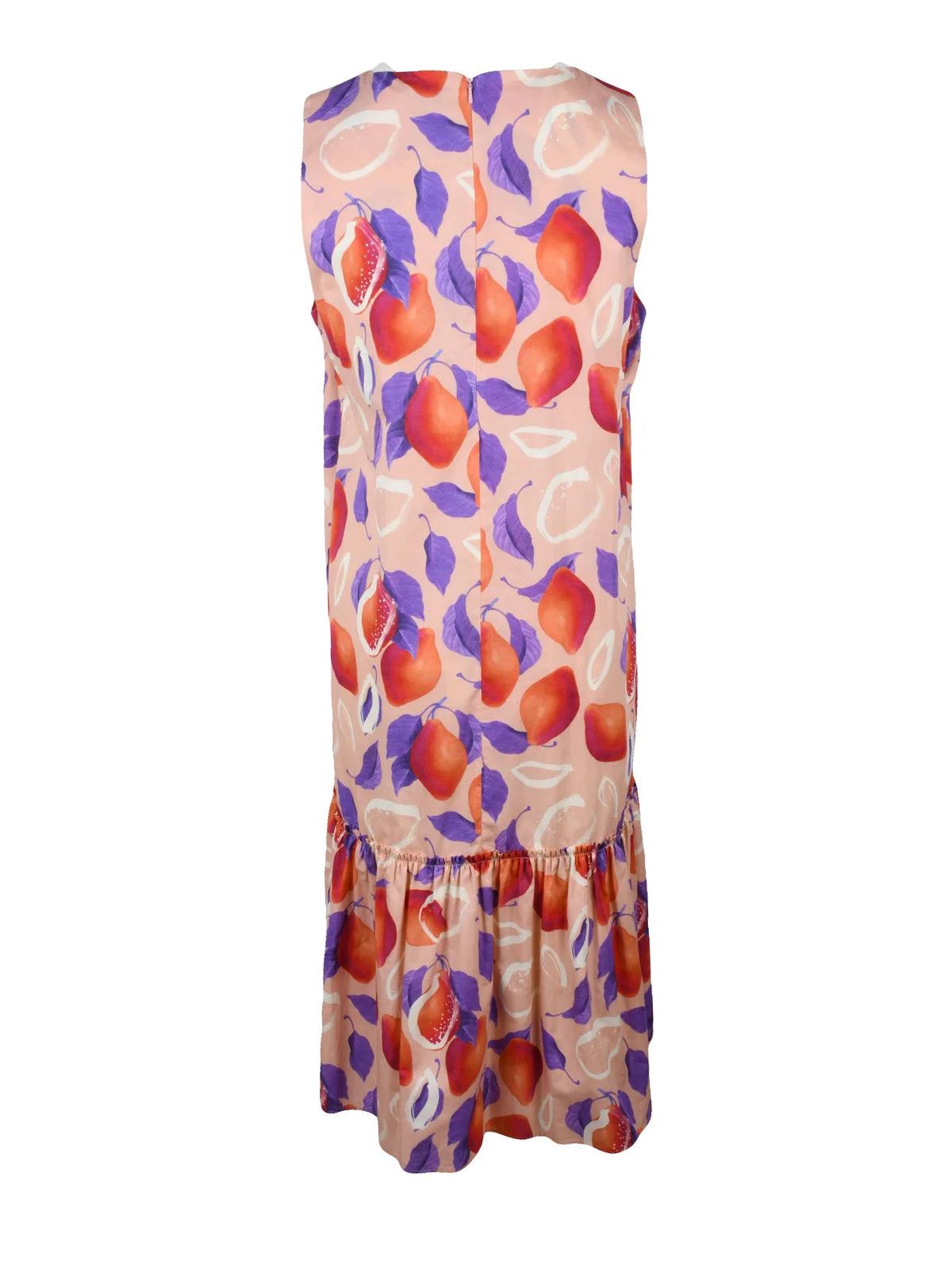 Long Cotton Dress - Pink/Red