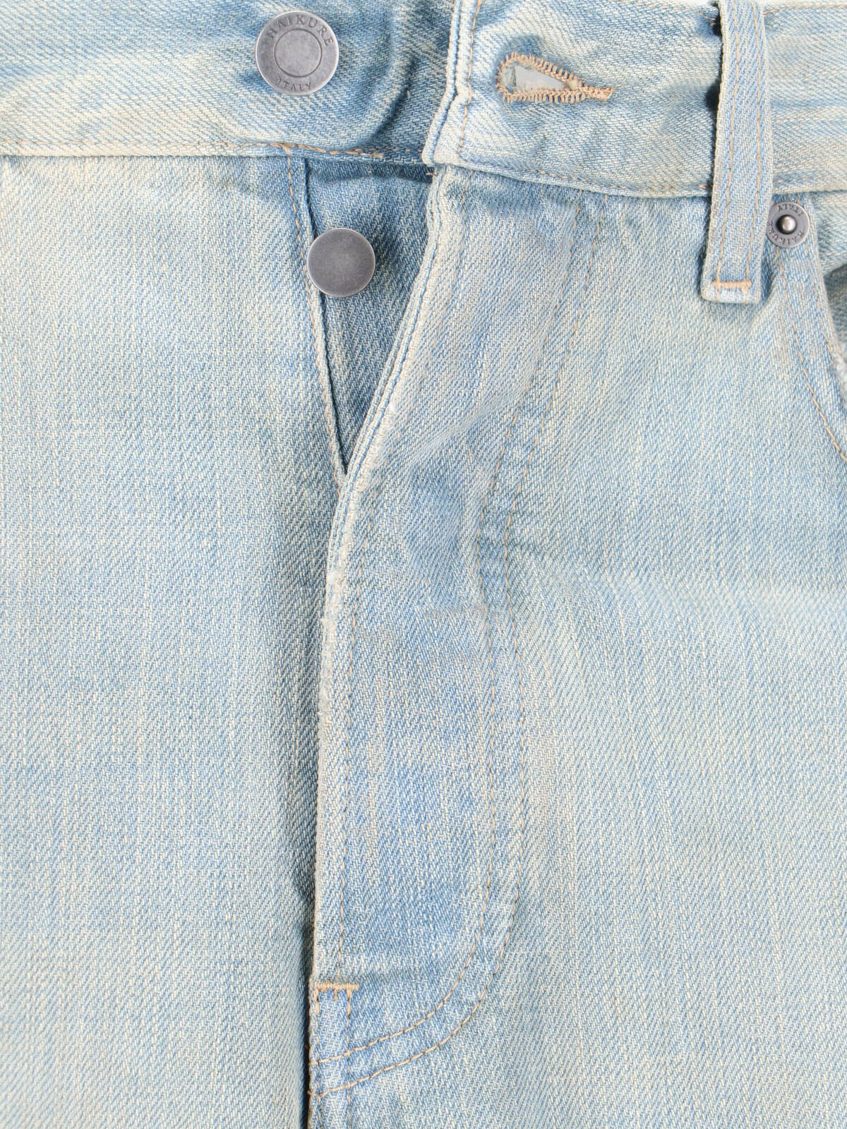 Light Blue Logan Wide-Leg Denim Jeans