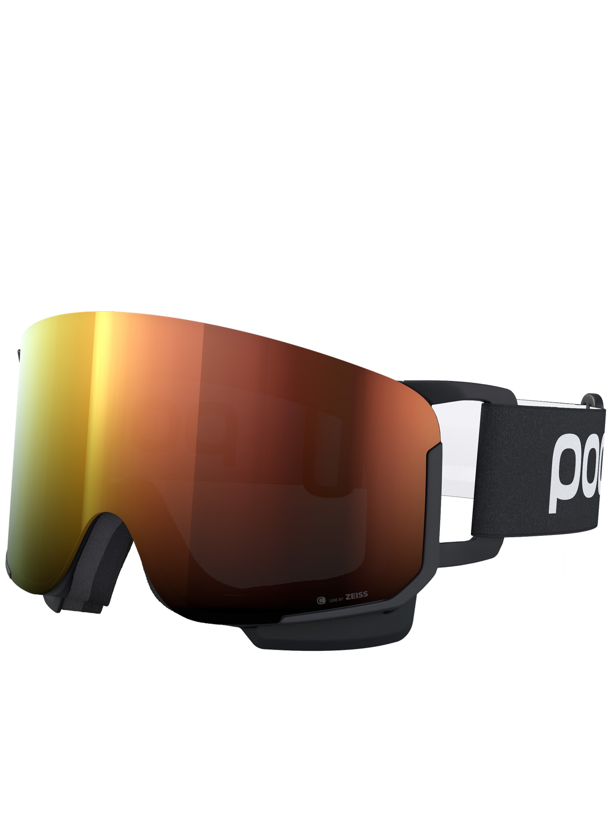Black Nexal Wraparound Reflective Ski Goggle