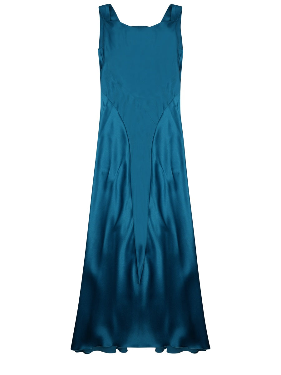 Silk Blend Long Dress