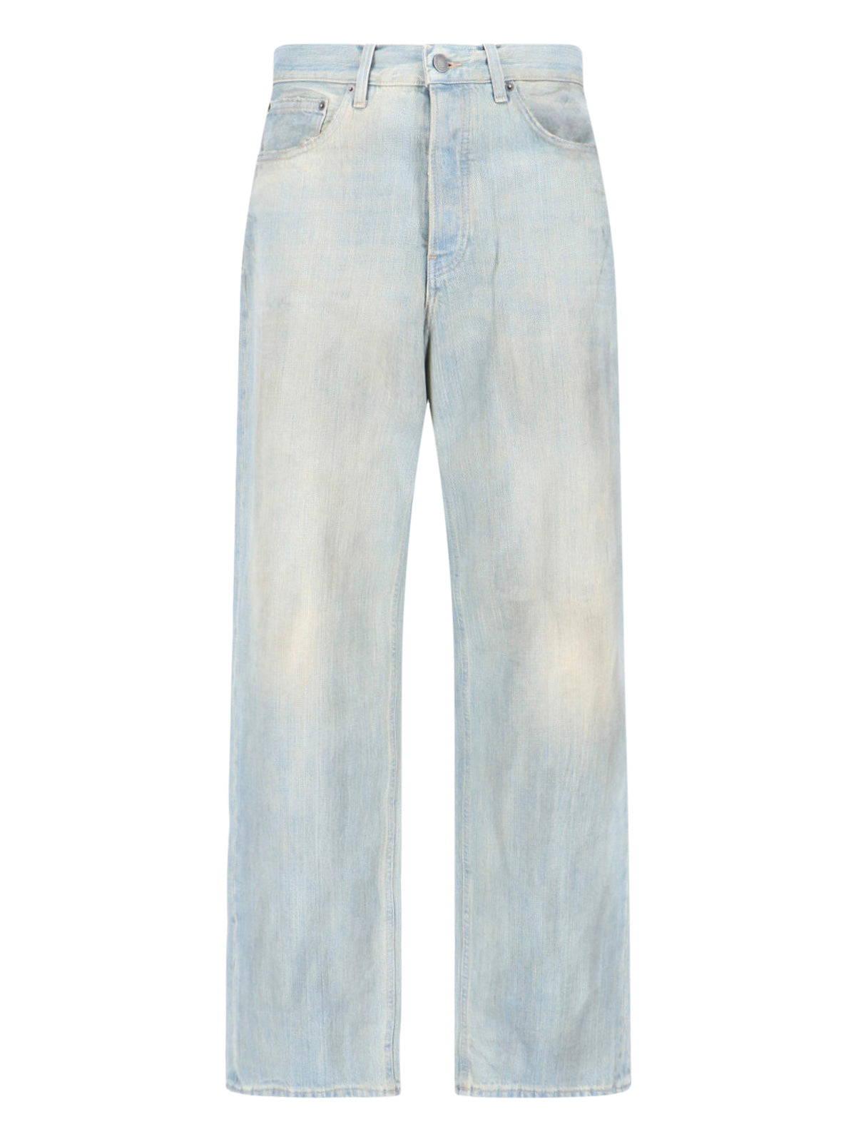 Light Blue Logan Wide-Leg Denim Jeans