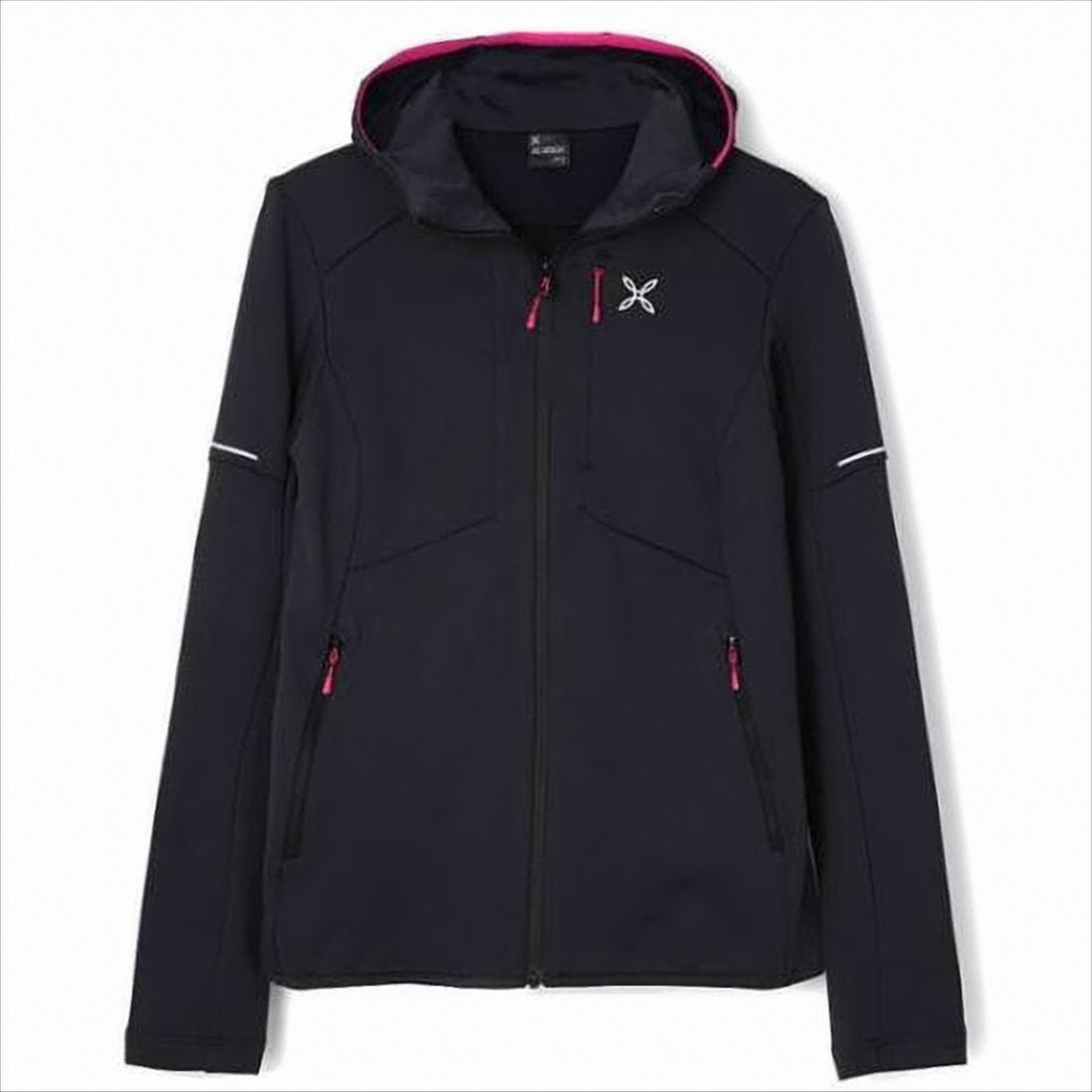 Fitted Black Jacket with Reflective Details