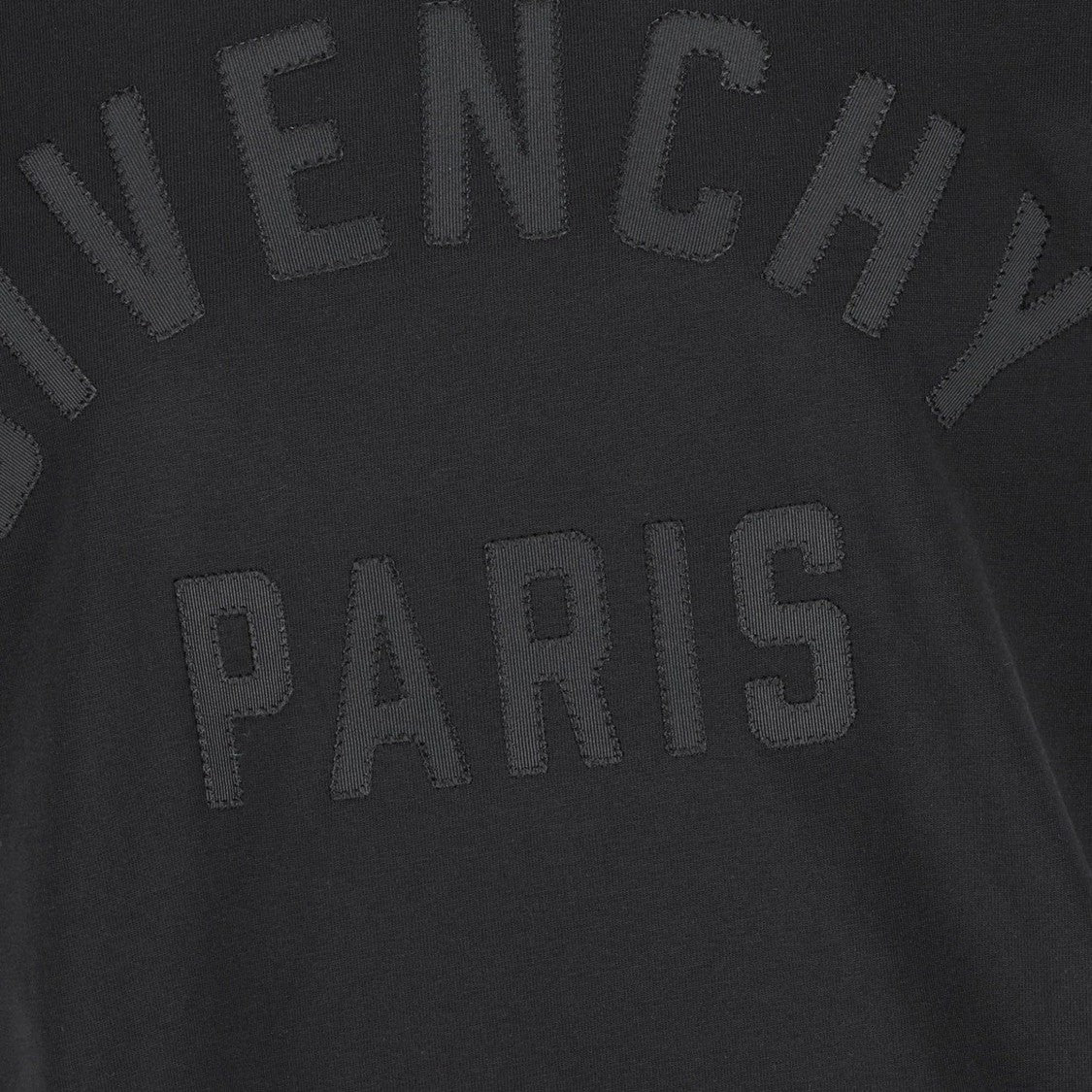 Short-Sleeve Cotton T-Shirt with Subtle Embossed Design