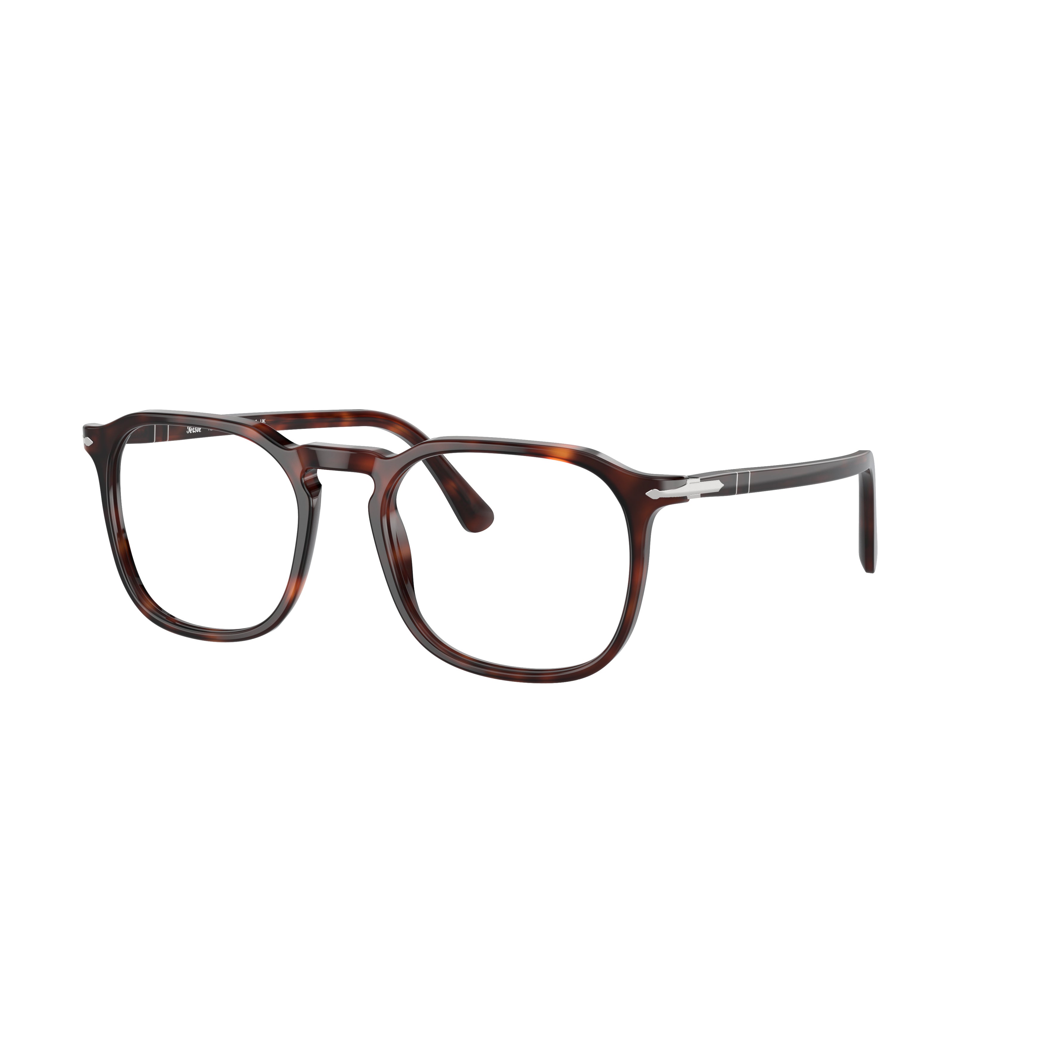 0po3337v Square Acetate Eyeglasses with Tortoiseshell Pattern