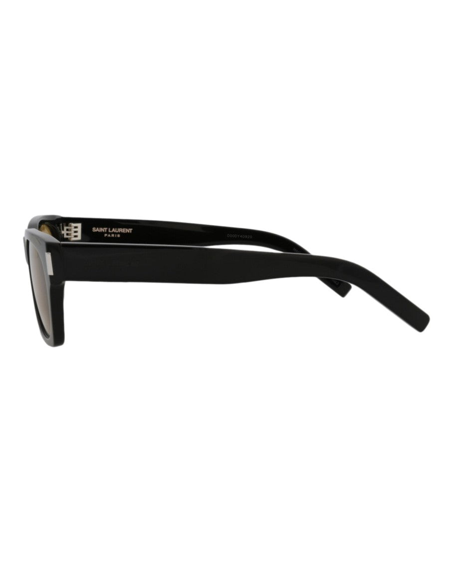 Square-Frame Acetate Sunglasses With Saddle Nose Bridge
