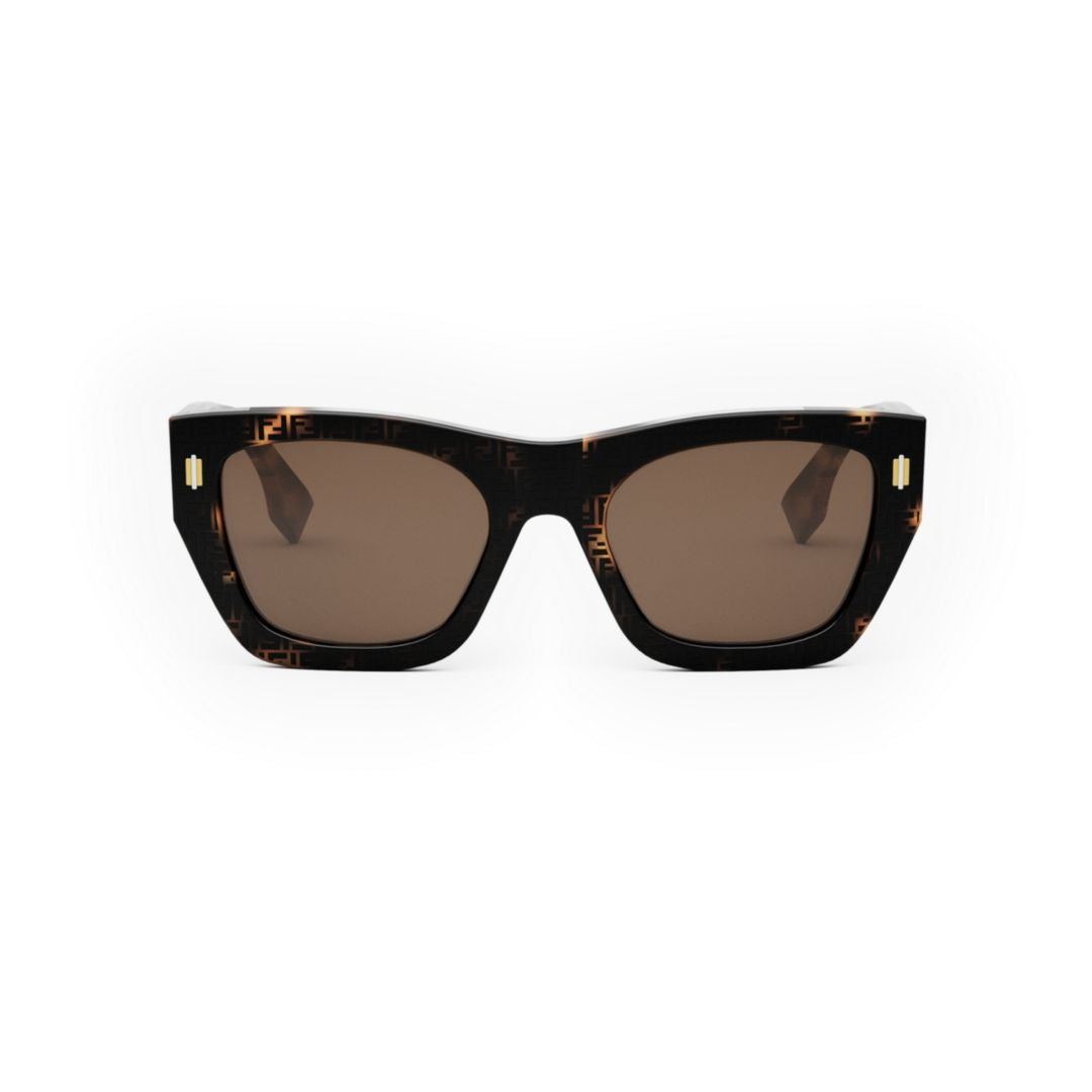 Oversized Tortoiseshell Sunglasses with Subtle Branding