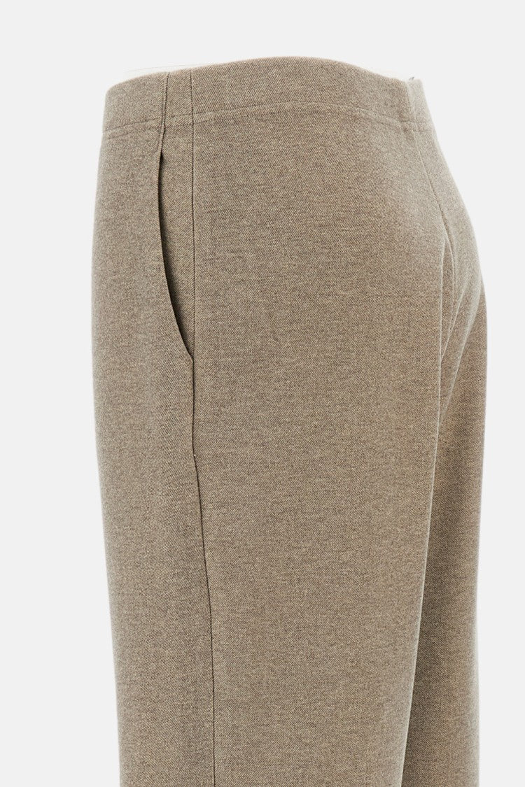 Tailored Grey Trousers With Minimalist Design