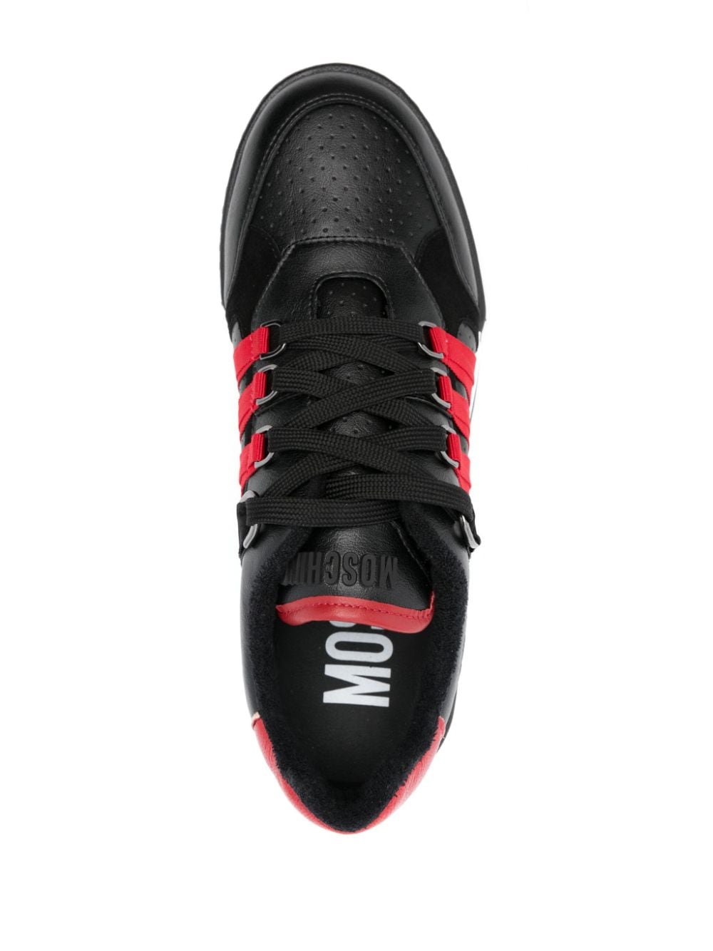 Panelled Calf Leather and Suede Sneakers