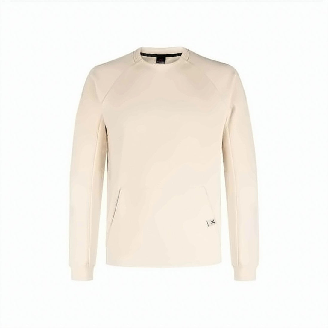 Long-Sleeved Cotton Shirt with Kangaroo Pocket