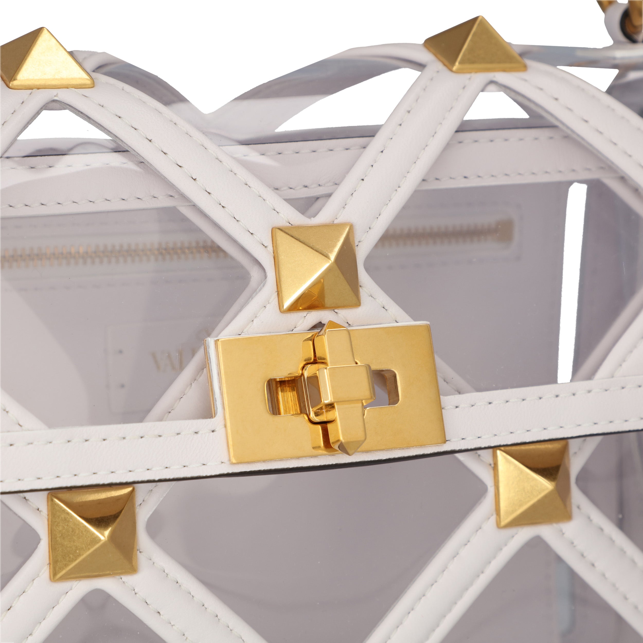Roman Stud Bag Transparent