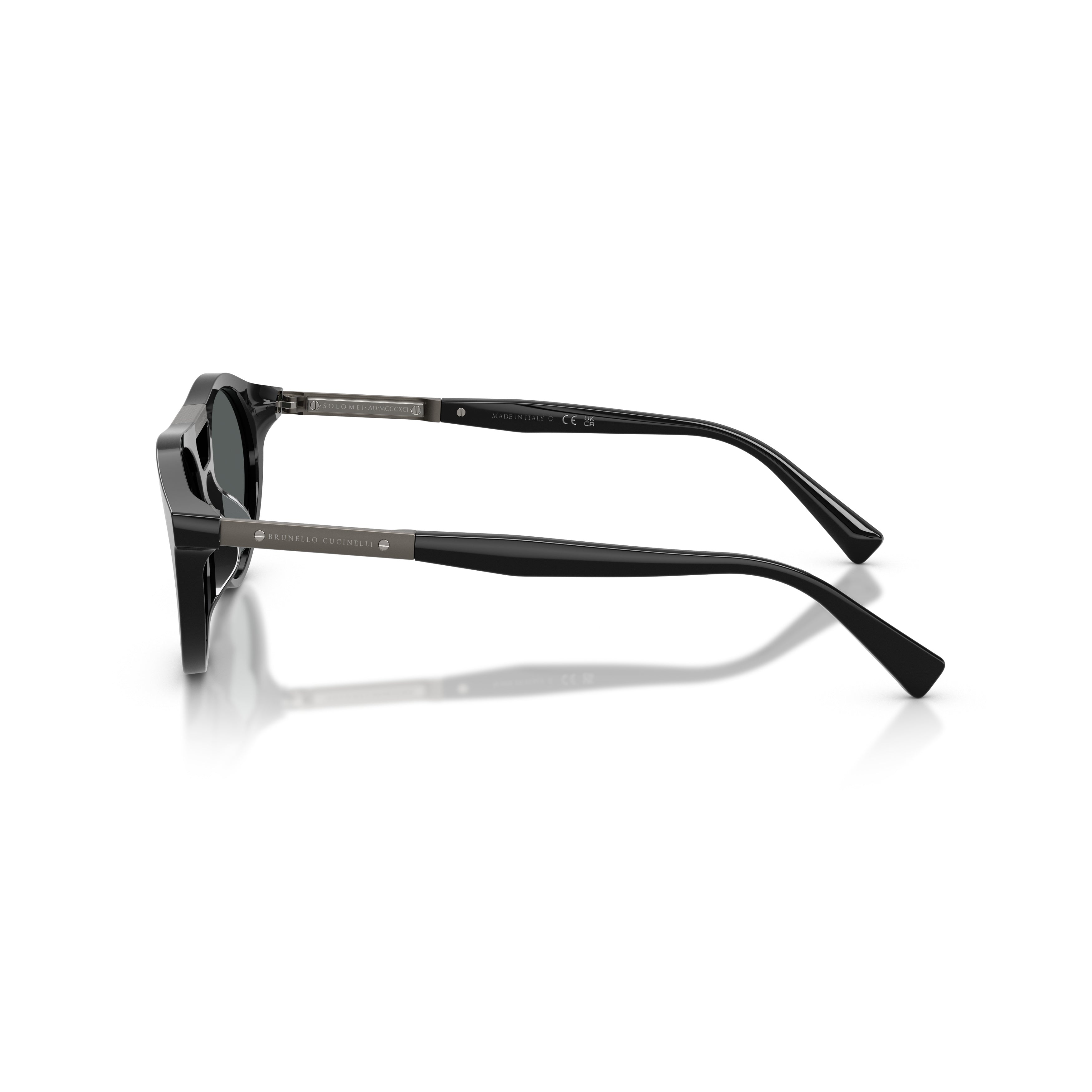 0bc4020s Rounded Frame Sunglasses with Double-Bridged Design