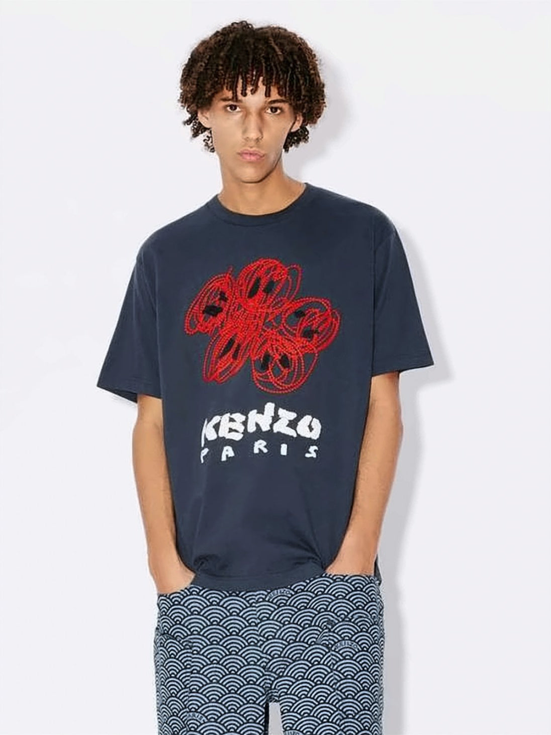 Graphic Short-Sleeve T-Shirt with Bold Design