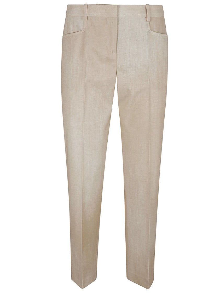 Tailored Trousers With Classic Straight Leg