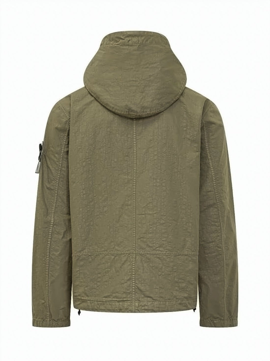 Matte Finish Casual Jacket With Adjustable Hood