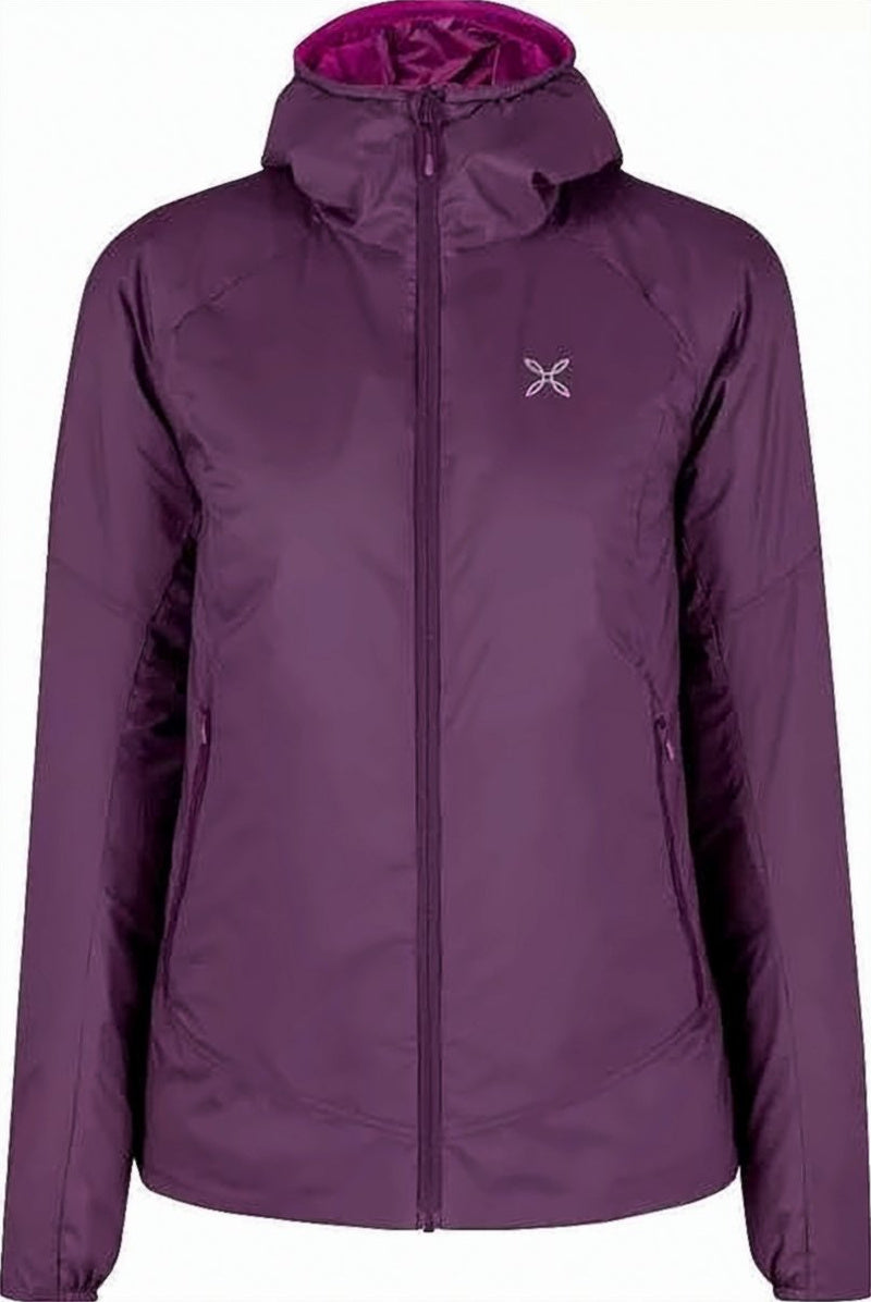 Casual Quilted Jacket With Hood And Practical Design