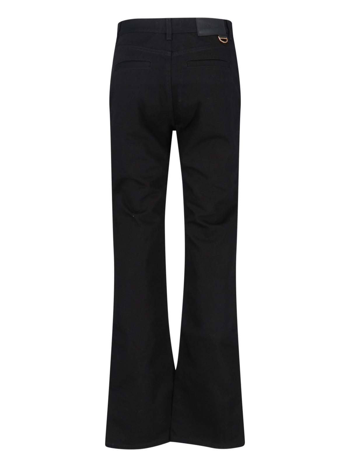 High-Waisted Slim Bootcut Jeans