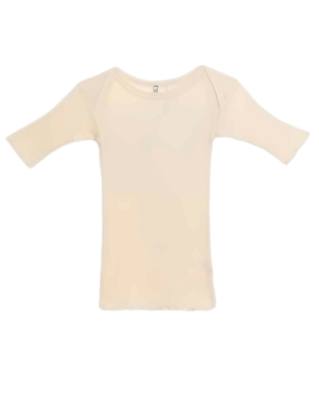 Lightweight Short-Sleeved Top with Scalloped Edges