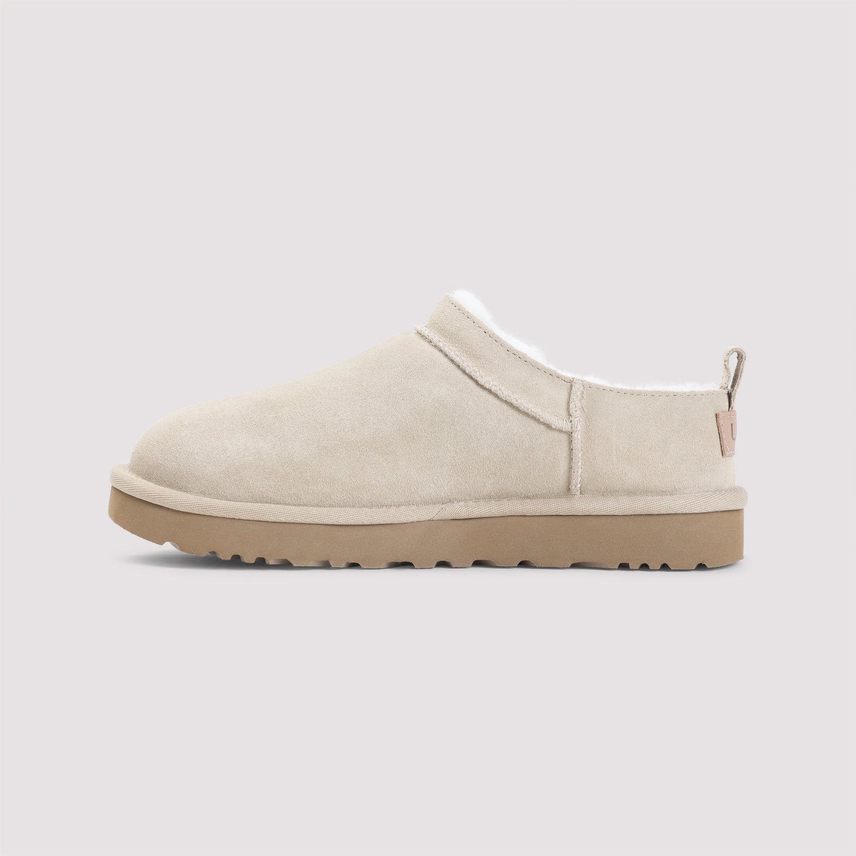 Slip-On Shoes with Plush Shearling Lining and Sturdy Rubber Sole