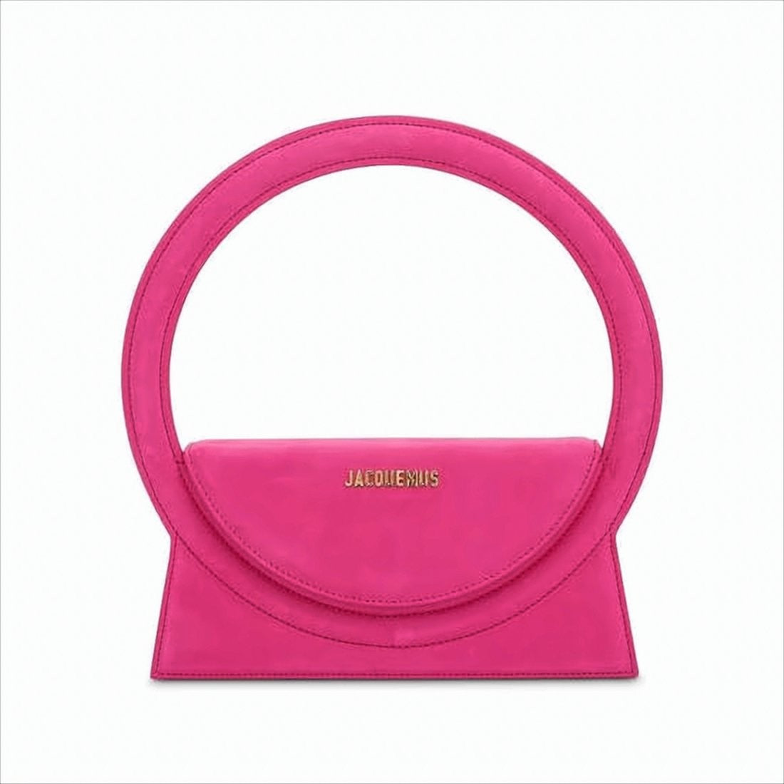 Structured Tote Bag with Circular Handle