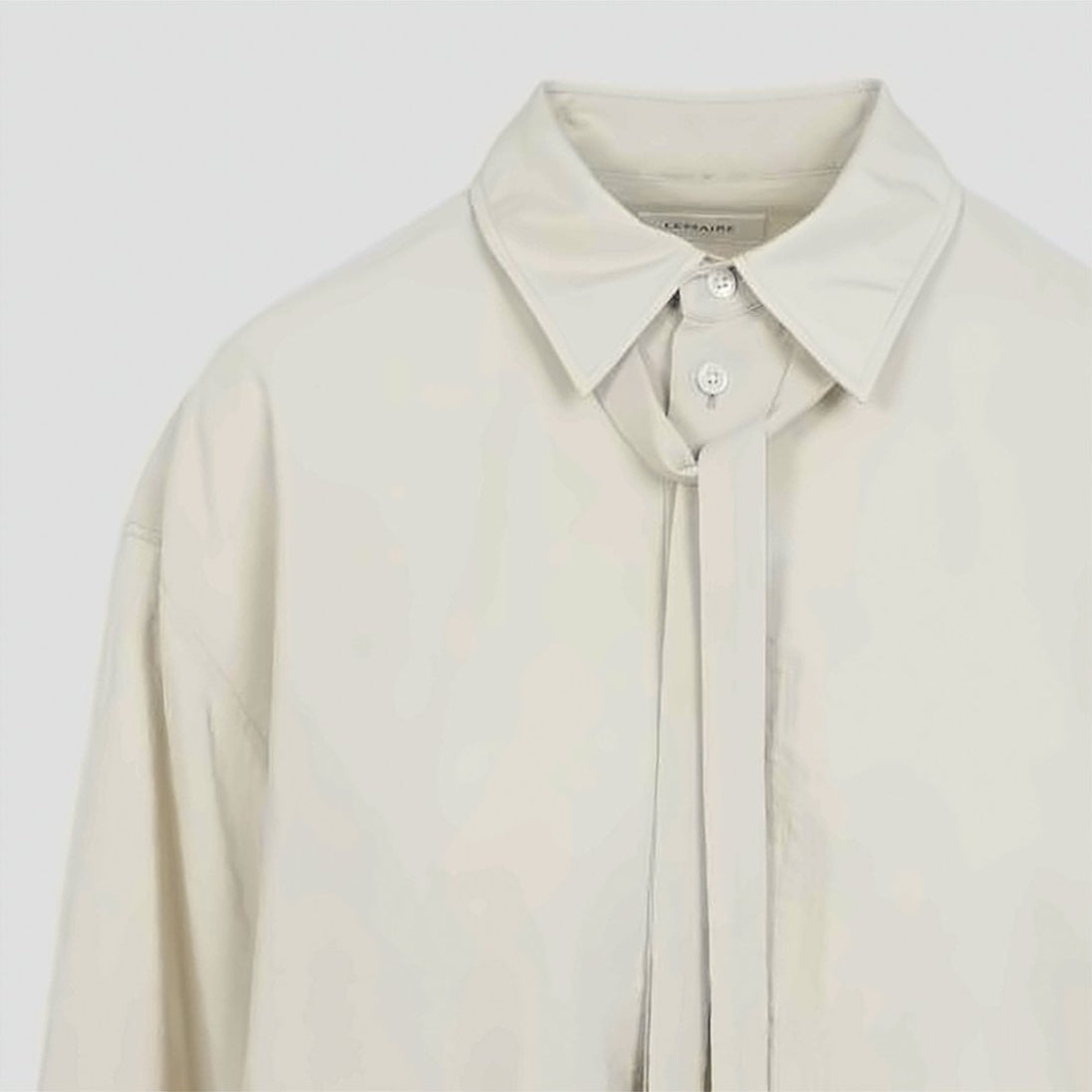 Relaxed Fit Long Shirt with Unique Tie Detail