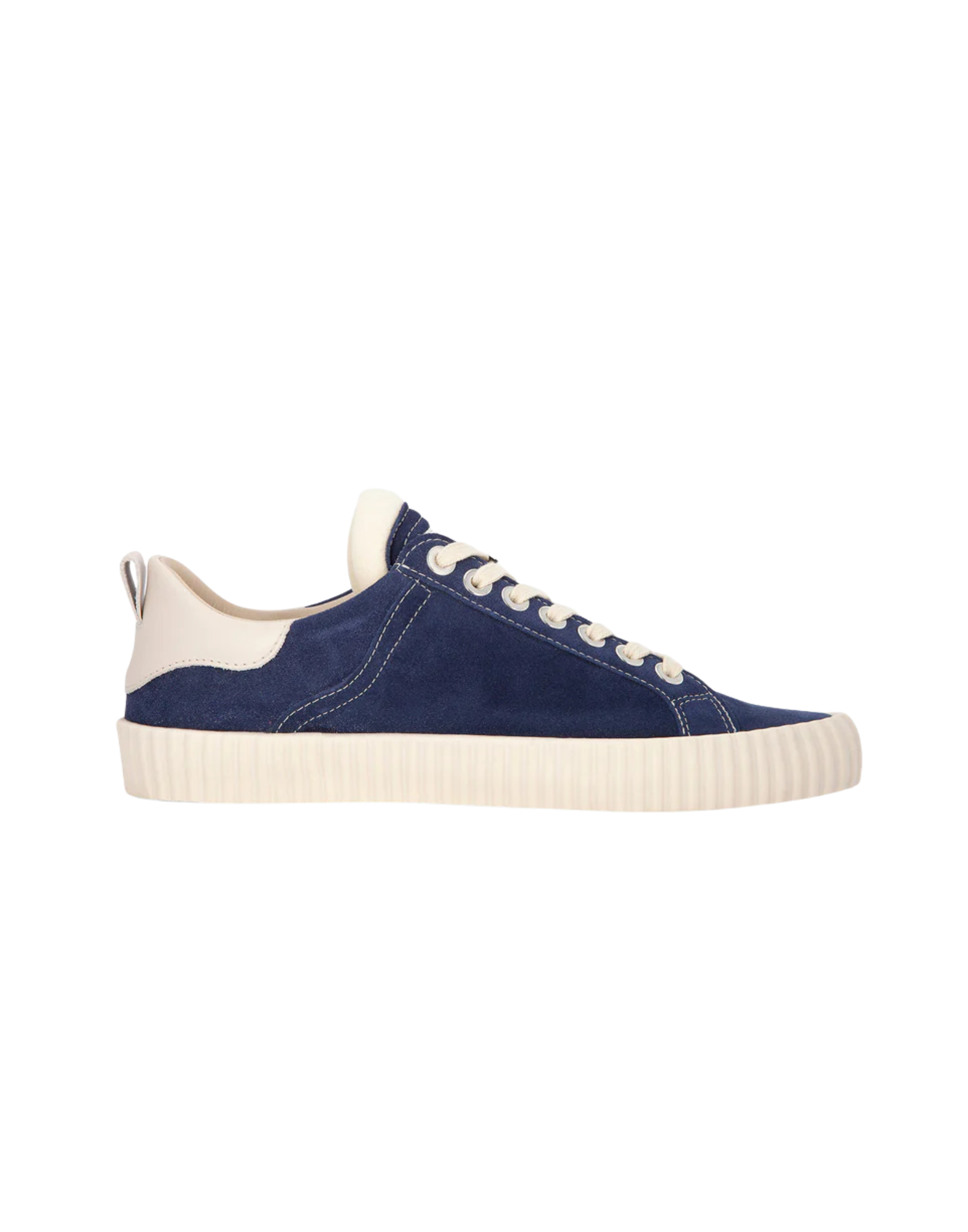 Blue Wavy Suede Sneakers