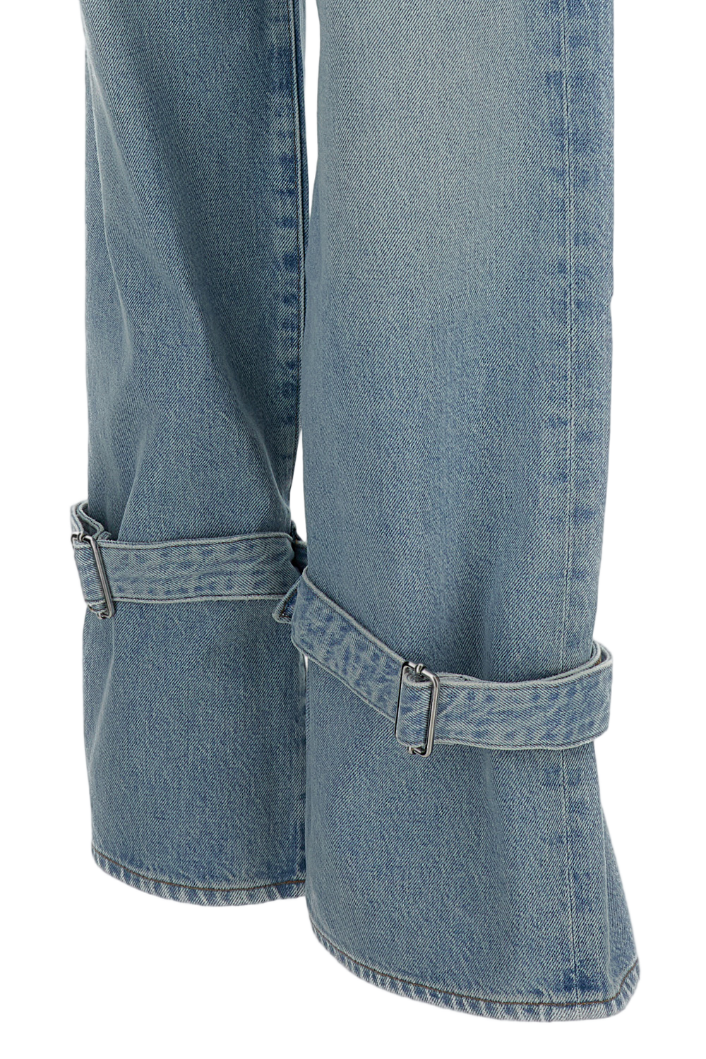 Jeans With Cinched Hem